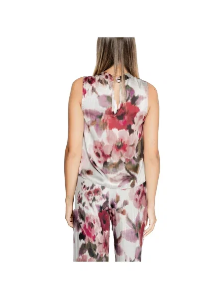 Bluză Rinascimento fără mâneci negru