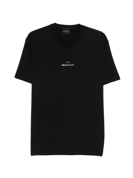 Tricou Paul & Shark cu autograf negru