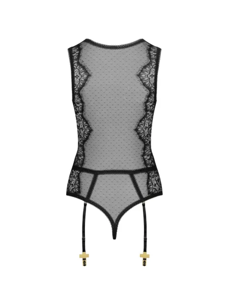 Body Scandale din dantelă negru