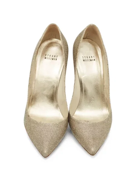 Pantofi cu toc Stuart Weitzman cu vârf ascuţit
