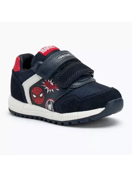 Buty dziecięce Geox Alben navy / red czerwone
