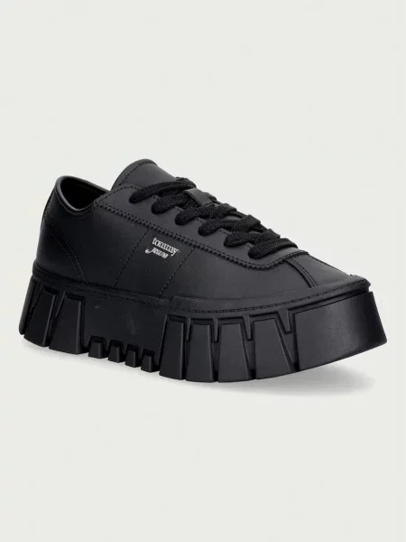 Tommy Jeans TJW PLATFORM SNEAKER LEATHER LC sneakers pentru femei din piele negru