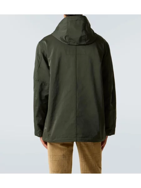Geacă Burberry cu glugă verde