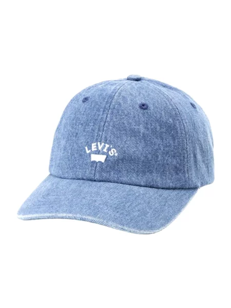 Czapka z daszkiem dziecięca Levi's niebieska