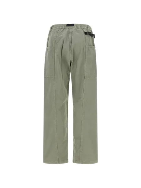 Pantaloni Gramicci din țesătură twill verde
