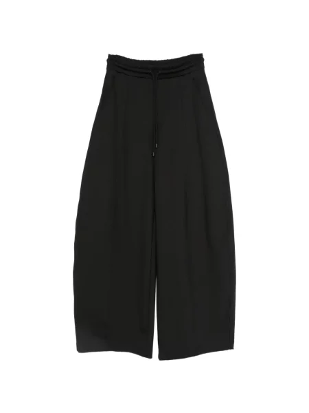 Pantaloni Max Mara alergare cu cordon negru