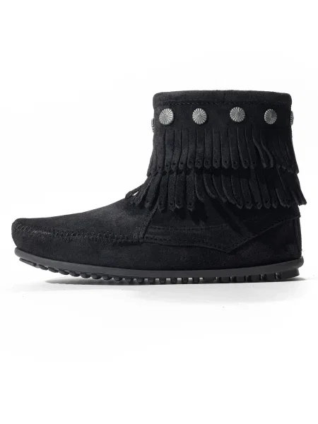 Minnetonka Nízké kozačky černá