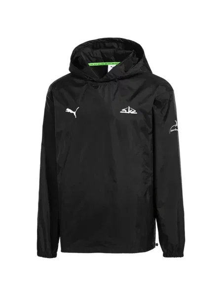 Hanorac cu glugă Puma cu imagine negru
