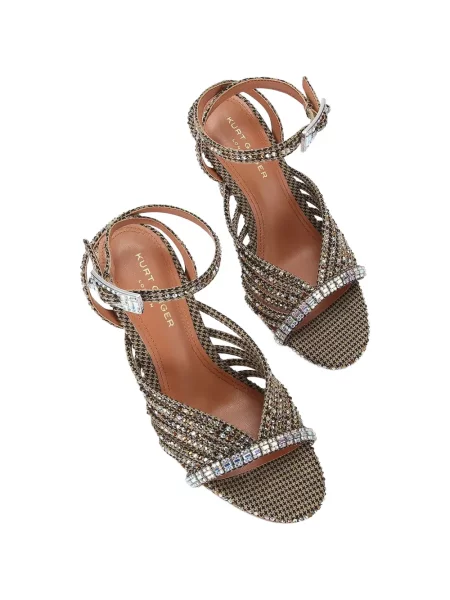 Sandale Kurt Geiger London cu model pepito maro