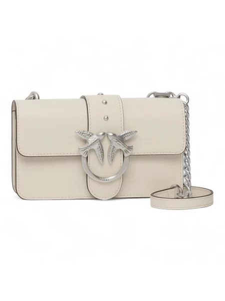 Torebka crossbody Pinko casual biała