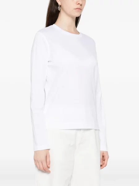 Tricou Herskind lung alb