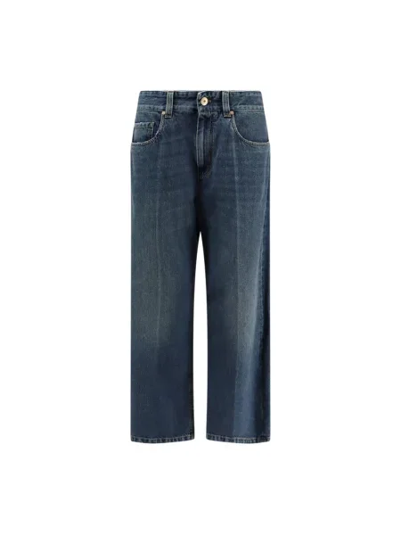 Jeansy Brunello Cucinelli niebieskie