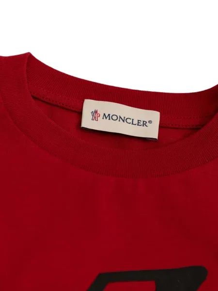 Dětské tričko Moncler Enfant červené
