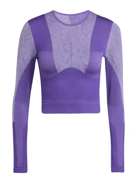Tricou mânecă lungă Adidas By Stella Mccartney violet