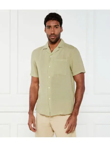 HUGO De in cămașă Ellino | Straight fit verde