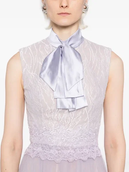 Rochie Saiid Kobeisy din dantelă de costum violet