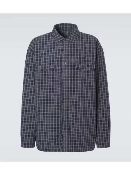 Oboustranná košile Maison Margiela modrá