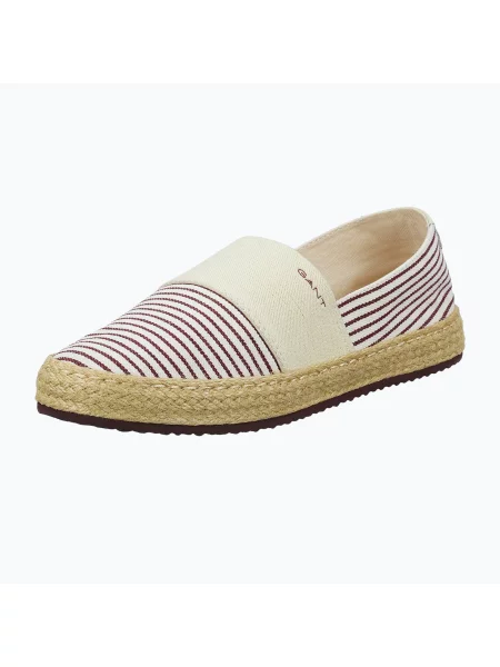 Espadrilky GANT Raffiaville brown/cream béžové