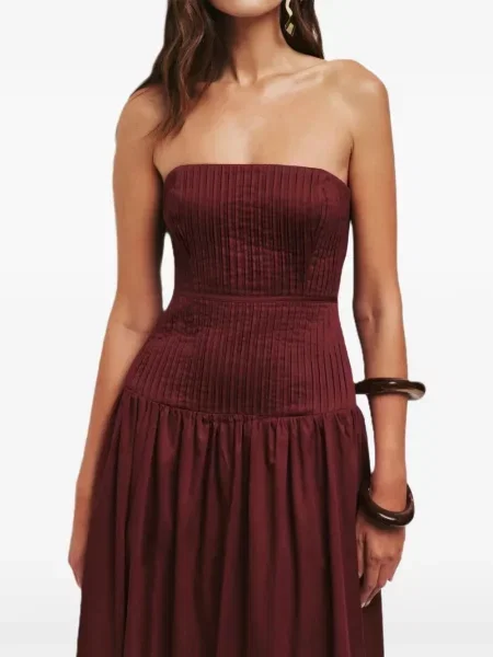 Rochie maxi Aje de costum roșu