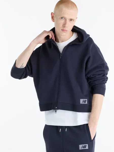 Флісове худі New Balance синє