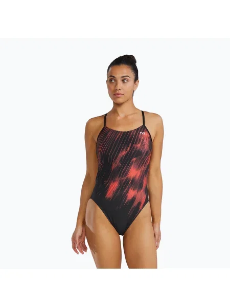 Costum de baie întreg femei Tyr Durafast Elite Cycloid Diamondfit red roșu