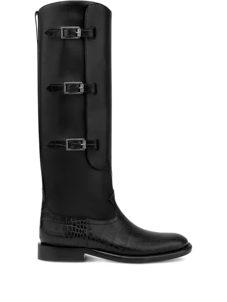 Botine Paris Texas cu cataramă negru
