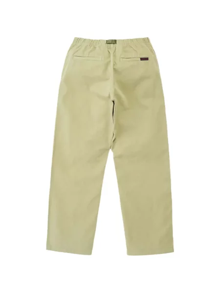 Pantaloni Gramicci clasici din țesătură twill verde