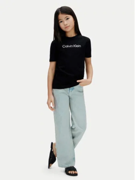 Dětské tričko Calvin Klein Jeans černé
