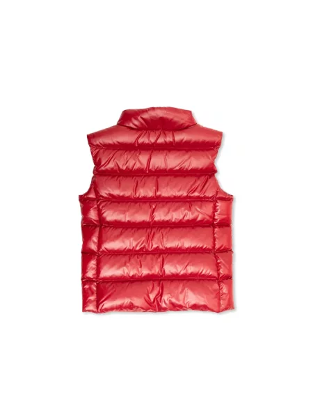 Kamizelka puchowa dziecięca Moncler Enfant czerwona