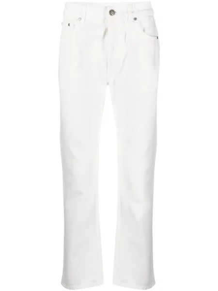 Blugi drepți Palm Angels alb