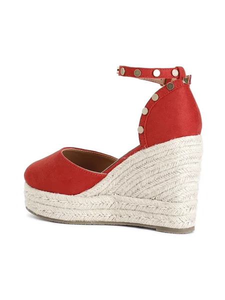 Espadrilky Café Noir červená