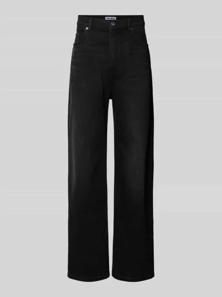 Jeansy o kroju baggy w fasonie z 5 Review czarne