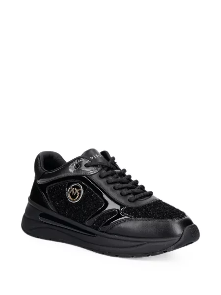 Sneakerși Pinko din piele negru
