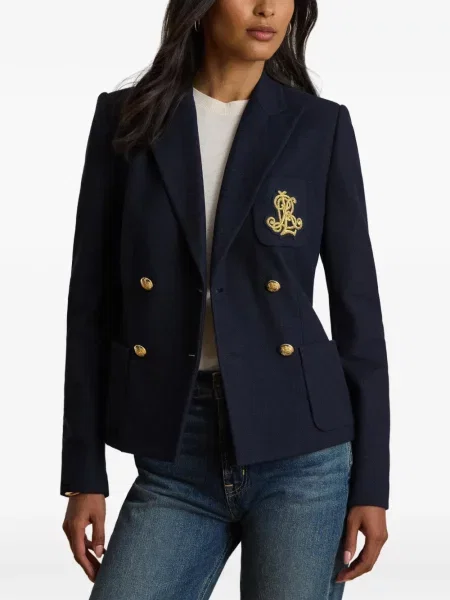 Μπλέιζερ Lauren Ralph Lauren διπλόκουμπα μπλε