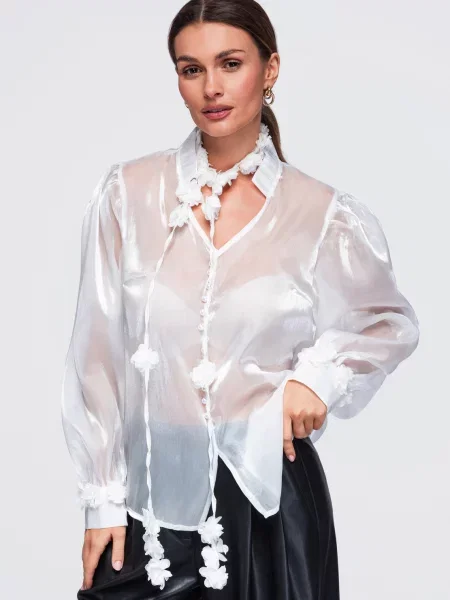 Bluza Ombre bijela