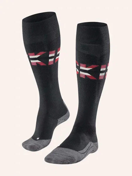 Falke Lyžařské Ponožky Advanced black-mix černé
