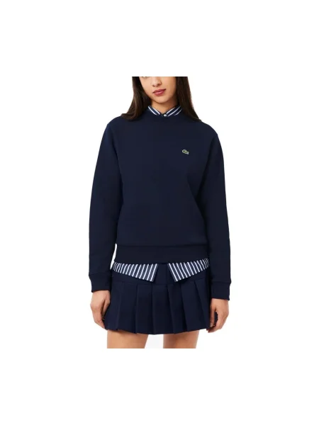 Lacoste Mikina Tmavomodrá modrá