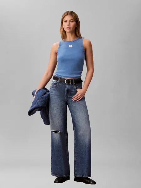Calvin Klein Jeans Džínsy tmavomodrá
