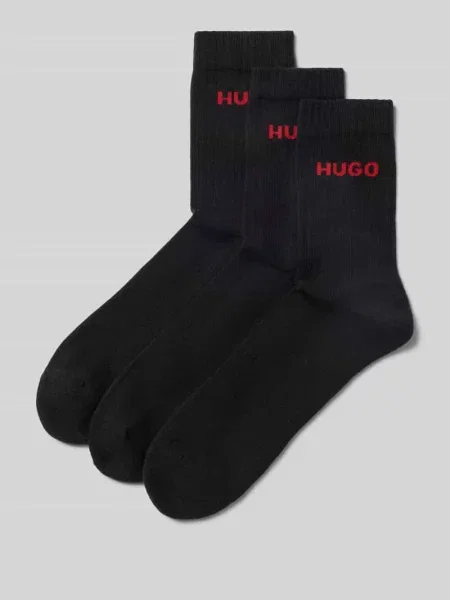 T-shirt z czystej bawełny Hugo czarna