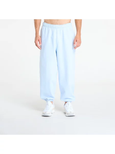Pantaloni Nike Solo Swoosh Cuffed Fleece Pants Celestine Blue/ Celestine Blue/ White S alb