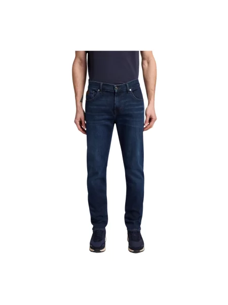 Jeansy 7 For All Mankind niebieskie