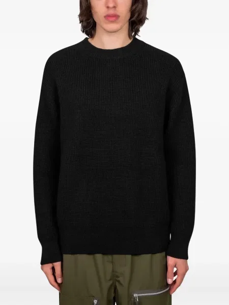 Pulover Comme Des Garçons Homme cu decolteu în U negru