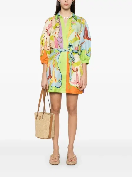 Rochie mini Alemais de costum albastru