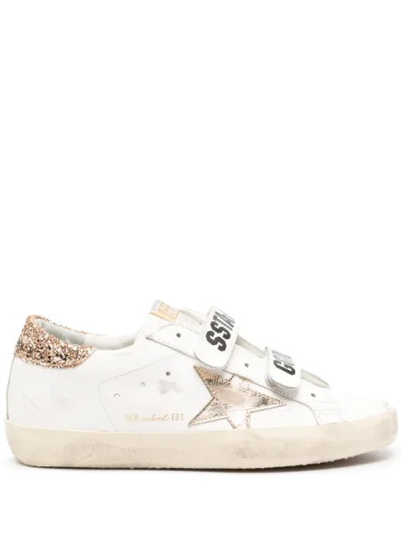 Sneakerși Golden Goose din piele alb