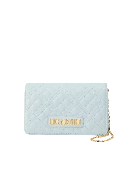 Geantă LOVE MOSCHINO celest albastru