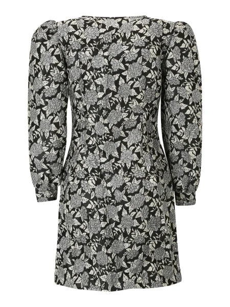 Pieces Petite Rochie tip bluză MERCY gri negru