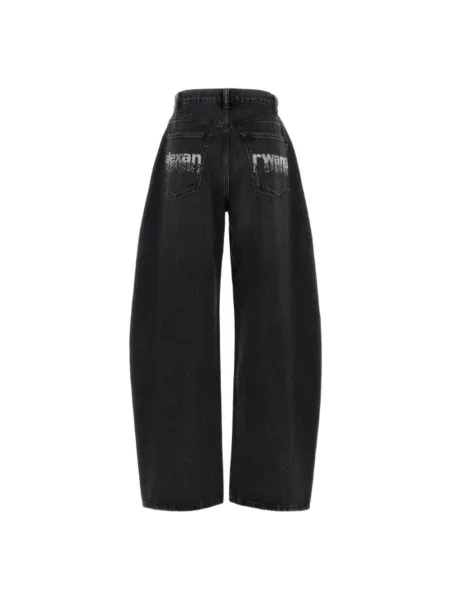 Jeansy Alexander Wang szare