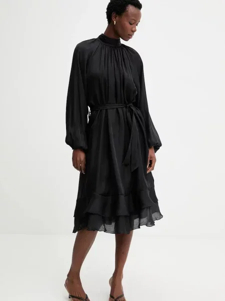 Платье мини Answear.lab клеш черное