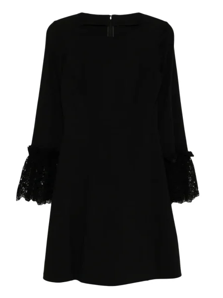 Rochie mini Saiid Kobeisy din dantelă scurtă de costum negru