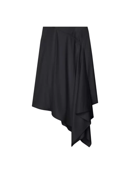 Spódnica midi áeron do kolan czarna